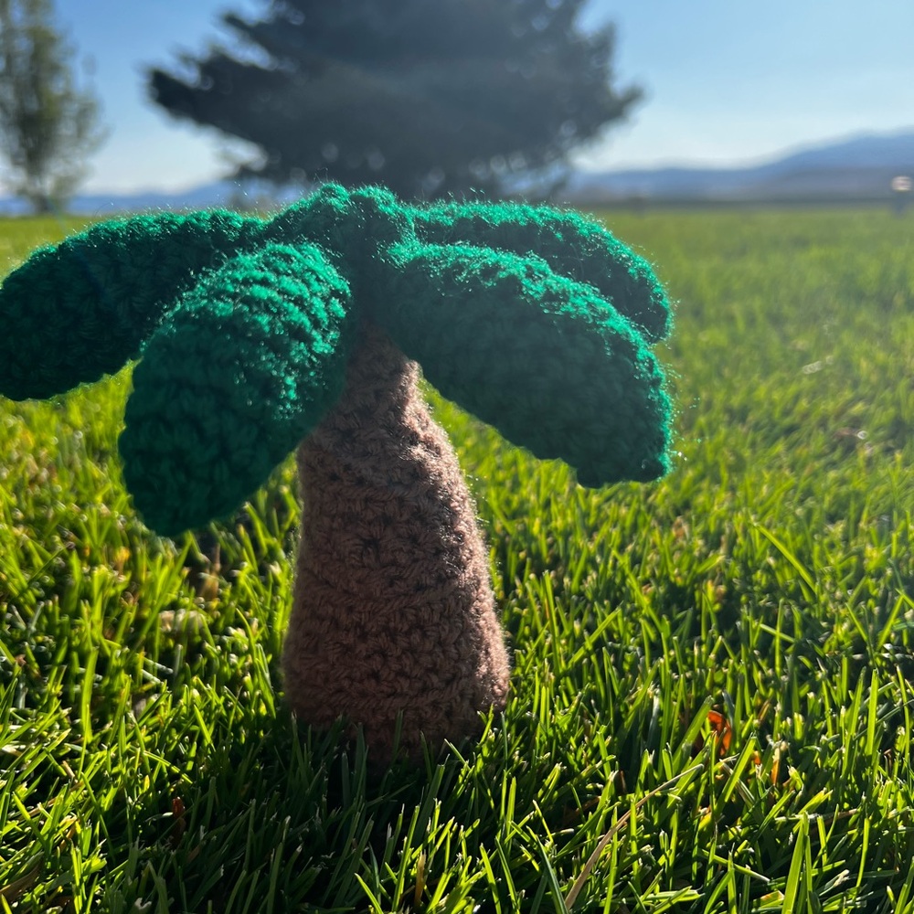 Hand Crocheted Summertime Palm Tree Plushie Decor! - Picture 9 of 10